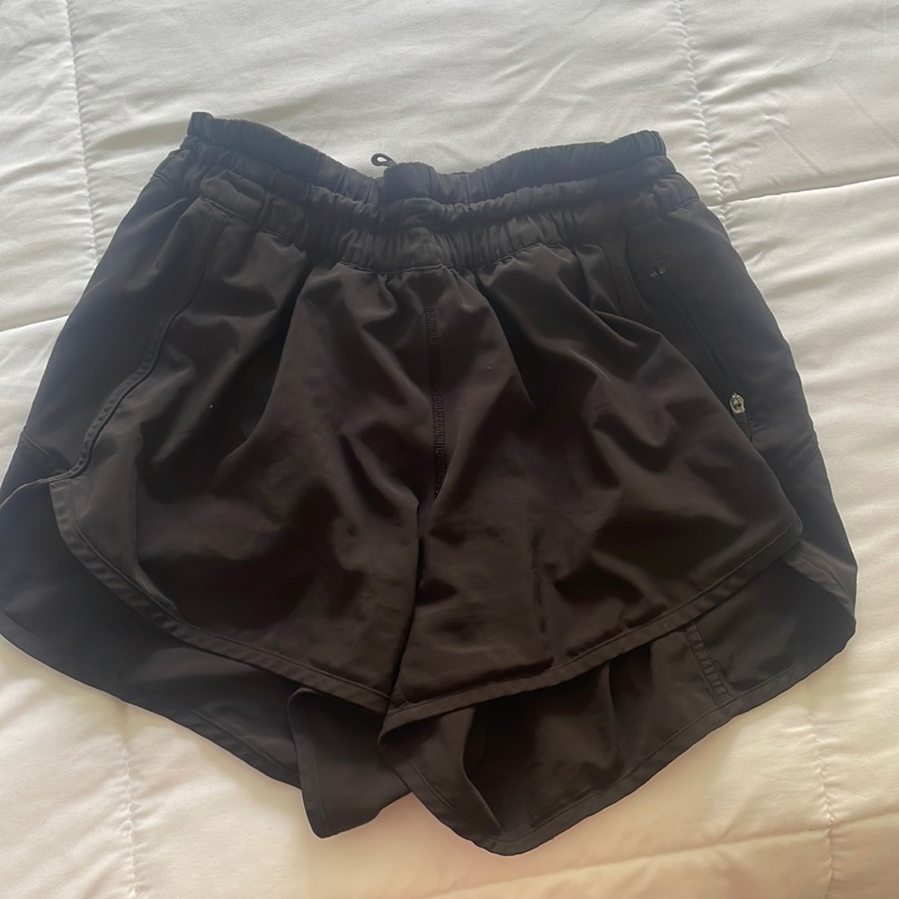 Black Lululemon shorts Size 8
